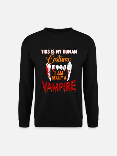 Funny Vampire - Unisex Sweatshirt - black
