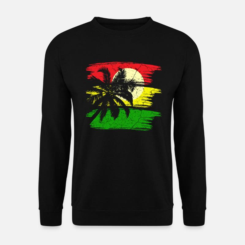 Jamaika Reggae Rastafari - Unisex Pullover - Schwarz
