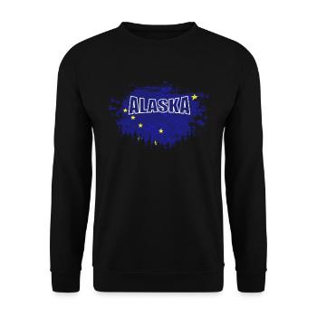 Alaska - Unisex Sweatshirt - black - Front - Alina (178cm) & Michal (187cm)