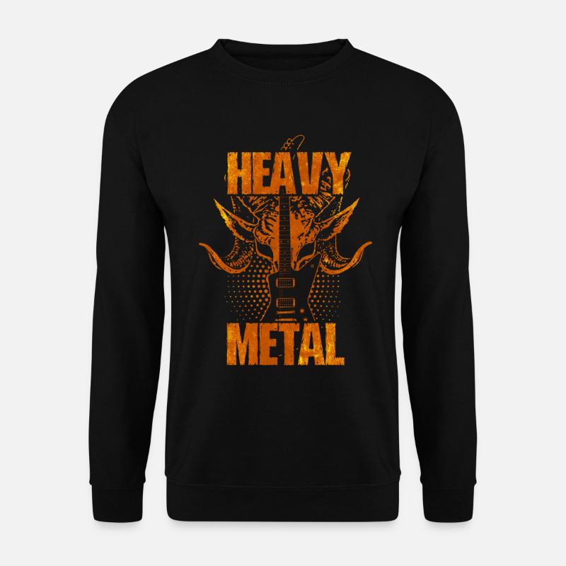 Heavy Metal Musik - Unisex Pullover - Schwarz
