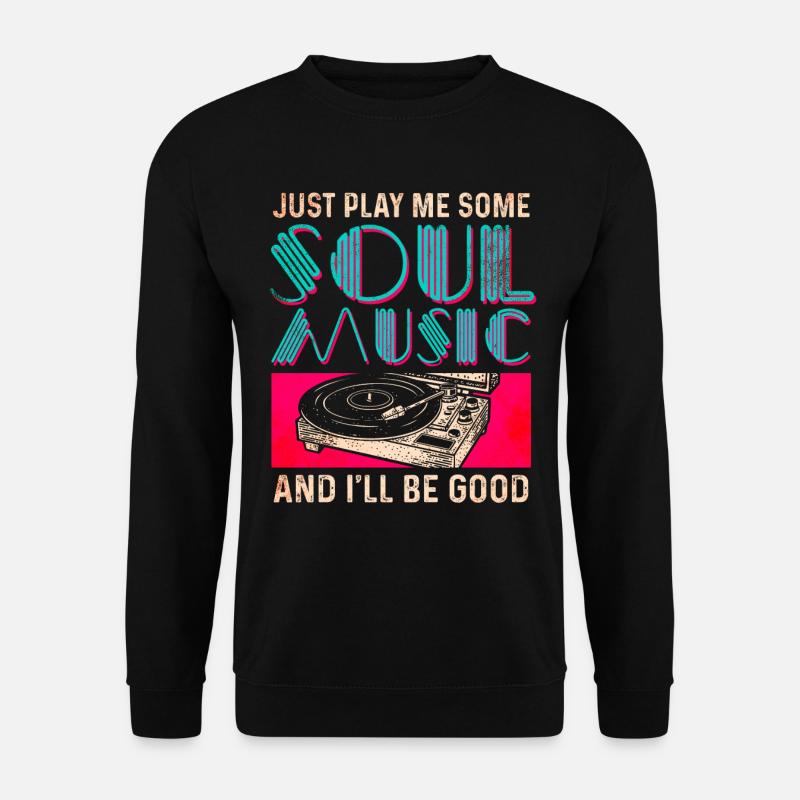 Soul Musik - Unisex Pullover - Schwarz