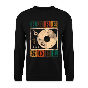 Soul Musik - Unisex Pullover - Schwarz - Vorne - Alina (178cm) & Michal (187cm)