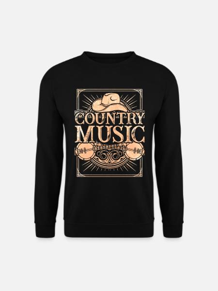 Country Music - Unisex Sweatshirt - black