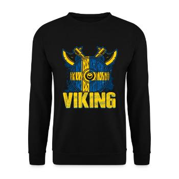 Viking suédois - Sweat-shirt Unisexe - noir - Devant - Alina (178cm) & Michal (187cm)