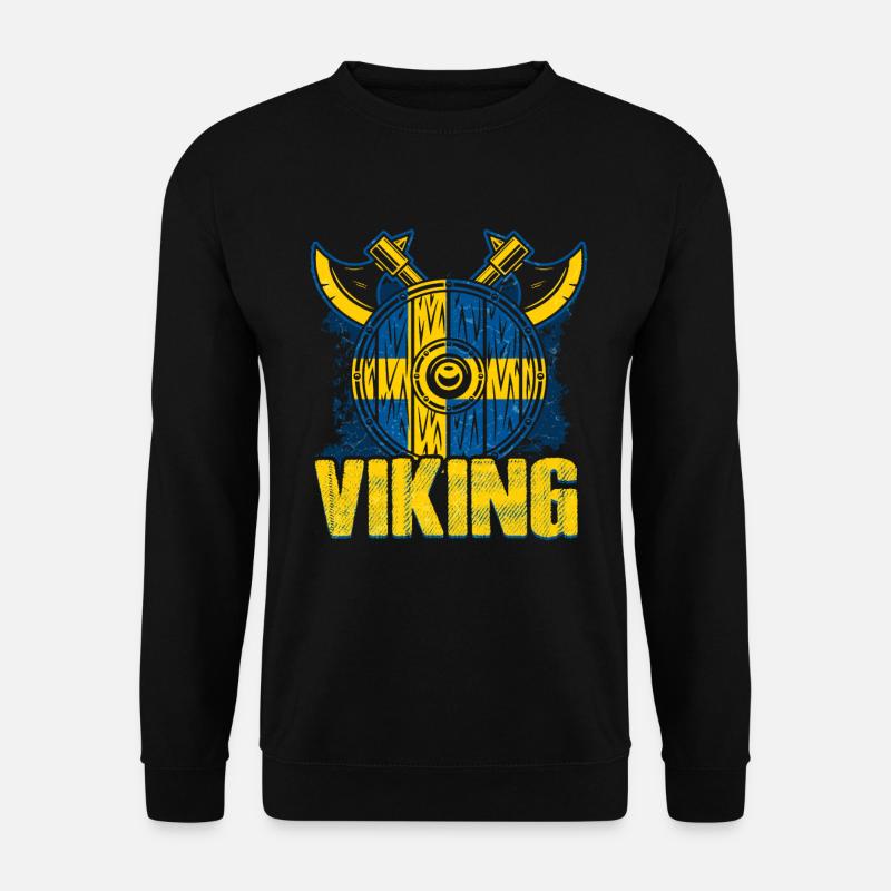 Schwedischer Wikinger - Unisex Pullover - Schwarz