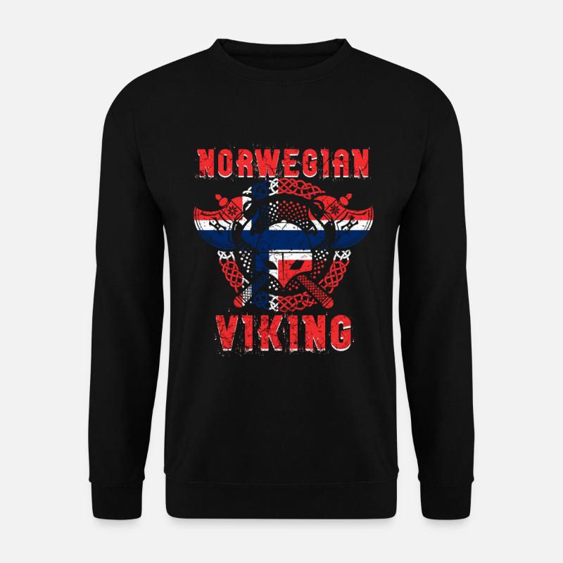 Norwegischer Wikinger - Unisex Pullover - Schwarz