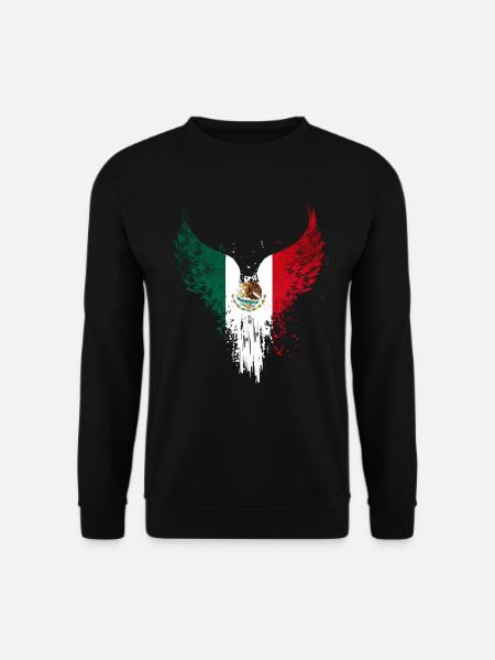 Mexico Flag - Unisex Sweatshirt - black