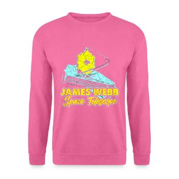 James Webb Weltraumteleskop - Unisex Pullover - Pink - Vorne