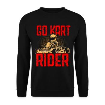 Kart - Sweat-shirt Unisexe - noir - Devant - Alina (178cm) & Michal (187cm)