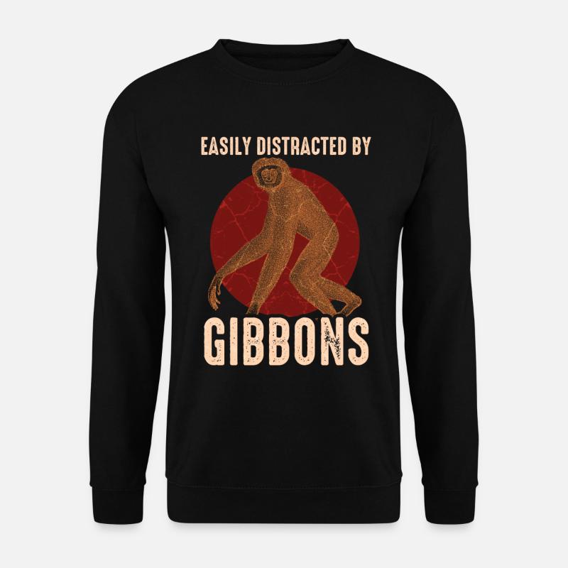 Gibbon - Unisex Sweatshirt - black