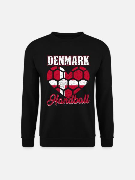 Danimarca Pallamano - Felpa unisex - nero