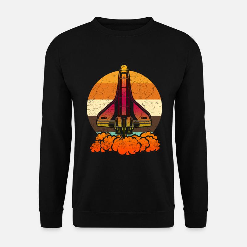 Space Shuttle - Unisex Sweatshirt - black