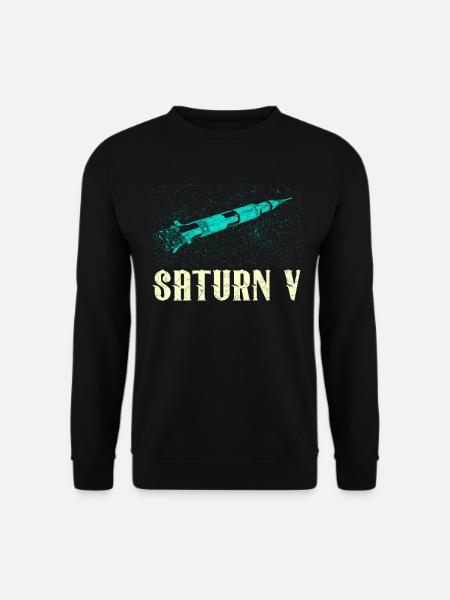 Saturn V Rocket - Unisex Sweatshirt - black