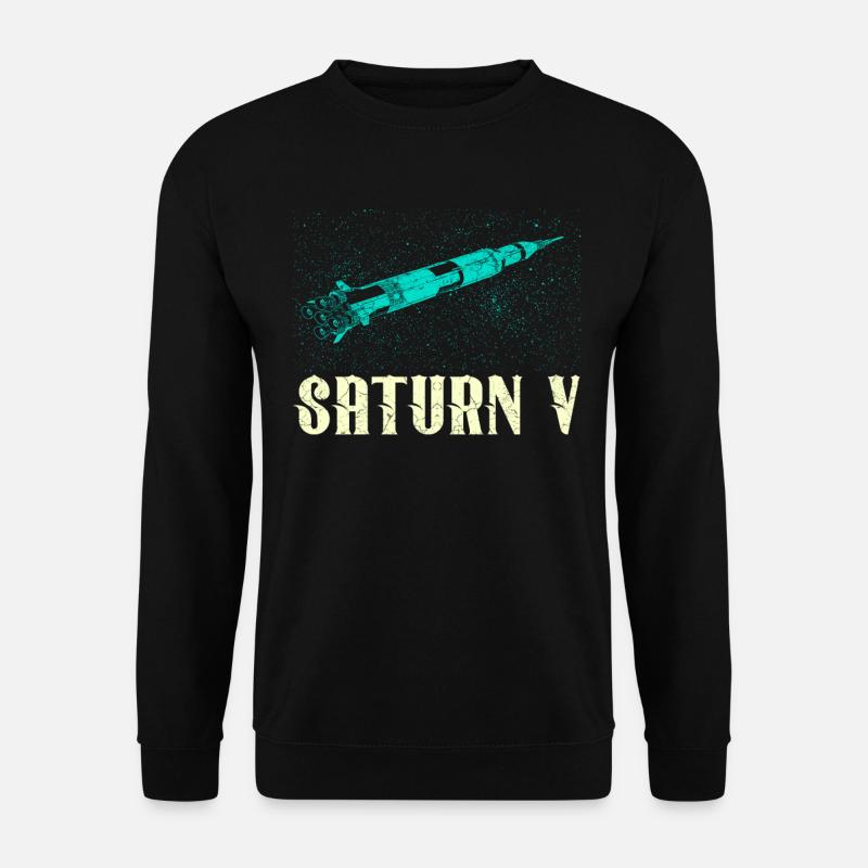Fusée Saturn V - Sweat-shirt Unisexe - noir