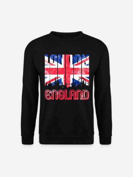 Londres Skyline Angleterre Royaume-Uni - Sweat-shirt Unisexe - noir