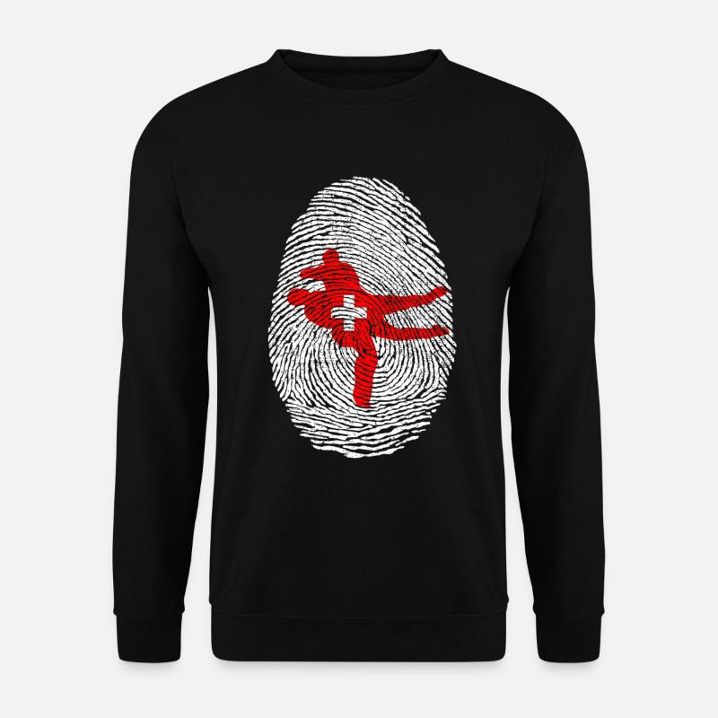 Schwingen Switzerland - Unisex Sweatshirt - black