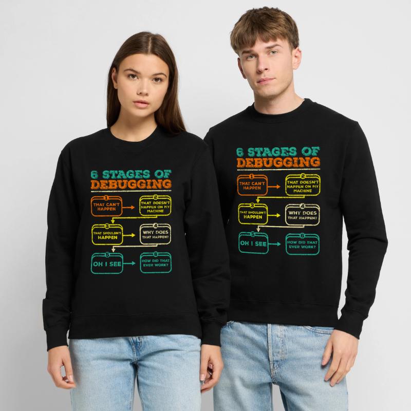 Débogage du code du programmeur Funny Sweat-shirt Unisexe