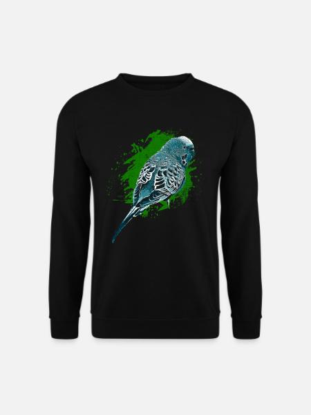 Wellensittich - Unisex Pullover - Schwarz
