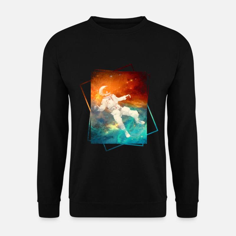 Astronaut in space - Unisex Sweatshirt - black