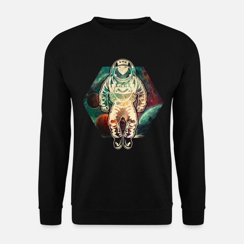 Astronaut in space - Unisex Sweatshirt - black