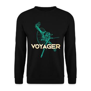 Sonde spatiale Voyager - Sweat-shirt Unisexe - noir - Devant - Alina (178cm) & Michal (187cm)