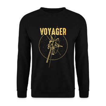 Sonde spatiale Voyager - Sweat-shirt Unisexe - noir - Devant - Alina (178cm) & Michal (187cm)