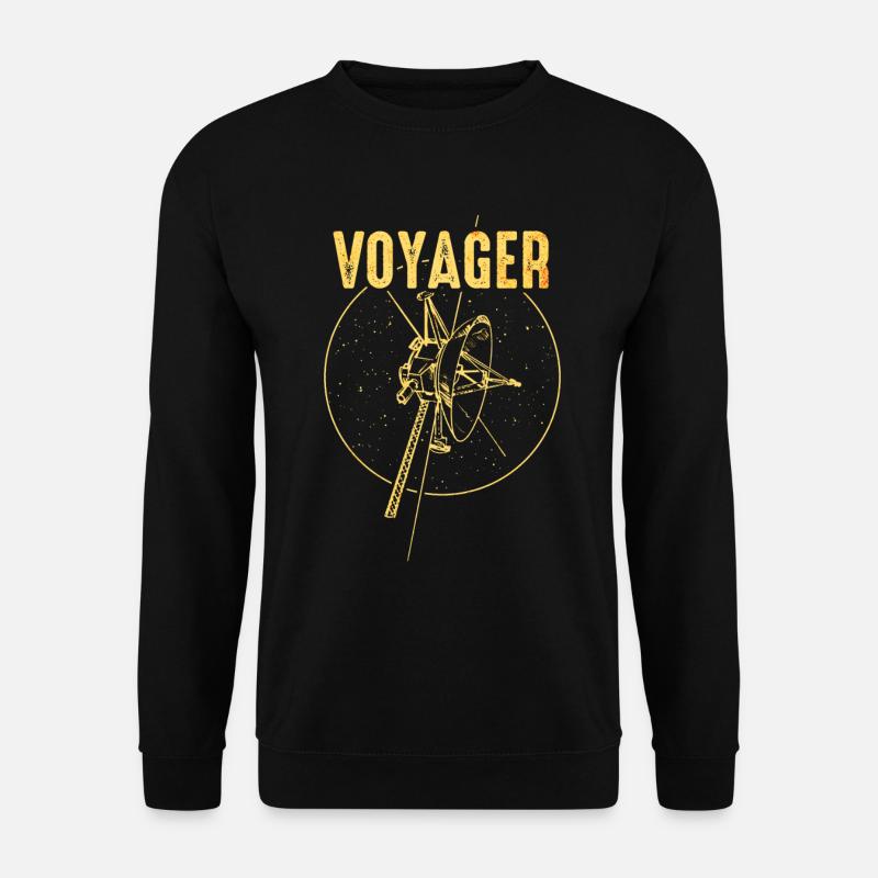 Voyager Weltraum Sonde - Unisex Pullover - Schwarz