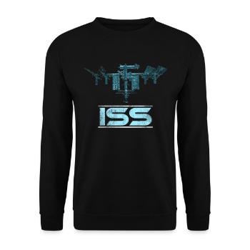 International Space Station ISS - Unisex Sweatshirt - black - Front - Alina (178cm) & Michal (187cm)