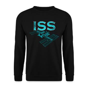 International Space Station ISS - Unisex Sweatshirt - black - Front - Alina (178cm) & Michal (187cm)