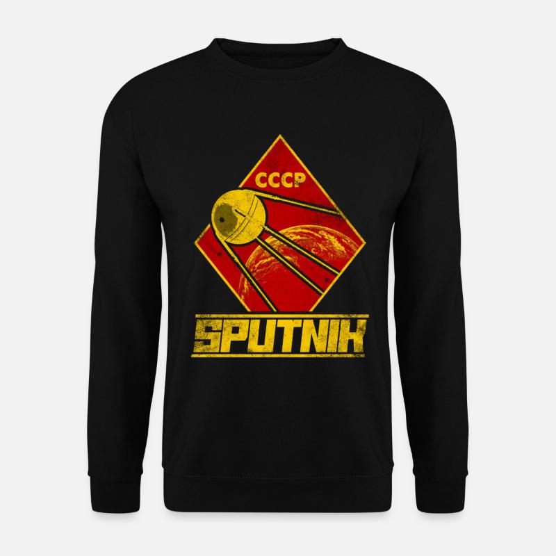 Sputnik Satellite Soviet Union - Unisex Sweatshirt - black