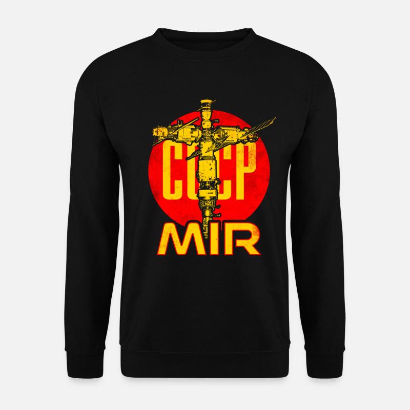 Raumstation Mir Sowjetunion - Unisex Pullover - Schwarz