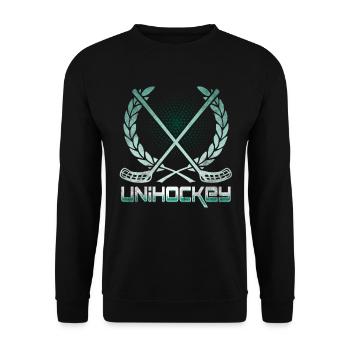 Unihockey - Unisex Pullover - Schwarz - Vorne - Alina (178cm) & Michal (187cm)