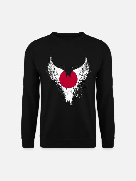 Japan Flag - Unisex Sweatshirt - black