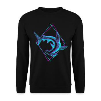 Hammerhead - Unisex Sweatshirt - black - Front - Alina (178cm) & Michal (187cm)
