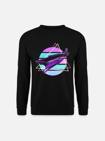 Aircraft carrier - Unisex Sweatshirt - black