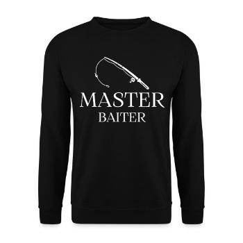 Master Baiter - Conception de pêche - Sweat-shirt Unisexe - noir - Devant - Alina (178cm) & Michal (187cm)