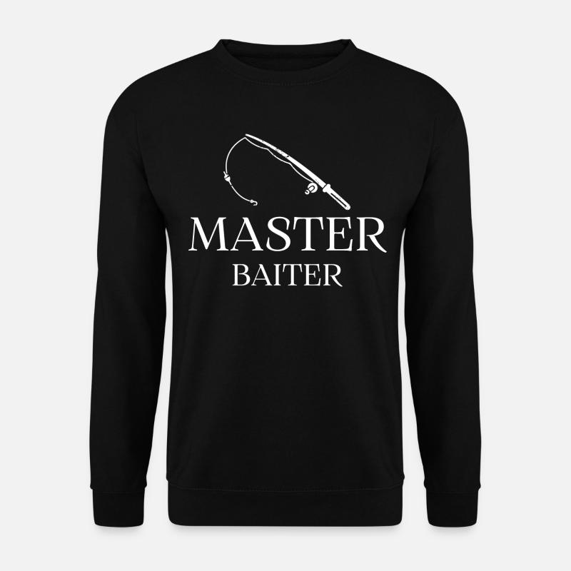 Master Baiter - Fishing Design - Unisex Sweatshirt - black