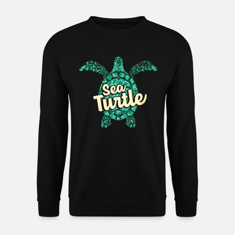 Sea turtle - Unisex Sweatshirt - black