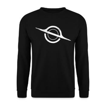 Schwarzez Loch - Unisex Sweatshirt - black - Front - Alina (178cm) & Michal (187cm)