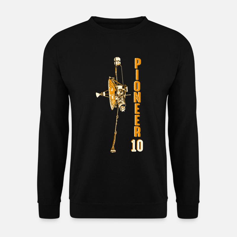 Pioneer 10 spacecraft - Unisex Sweatshirt - black