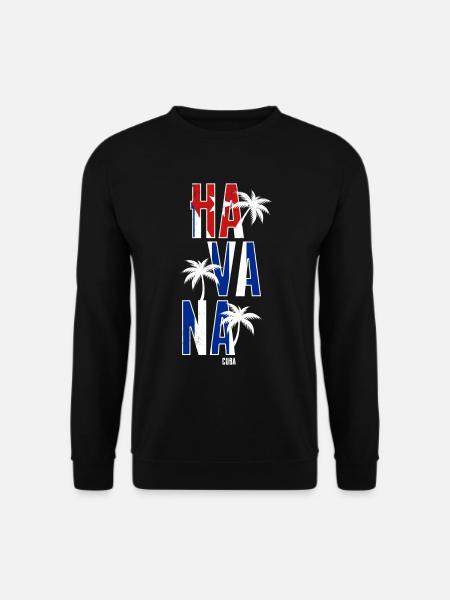 Havanna Kuba - Unisex Pullover - Schwarz