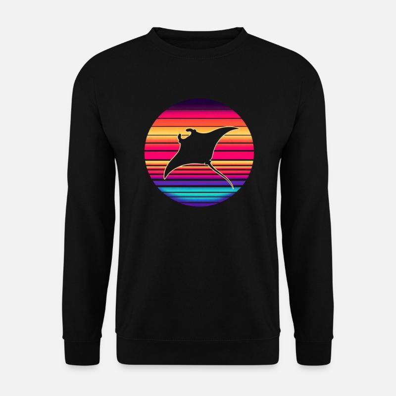 Manta ray - Unisex Sweatshirt - black