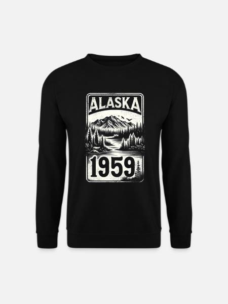 Alaska - State since 1959 - Unisex Sweatshirt - black