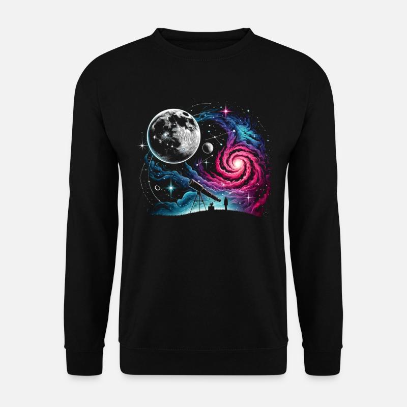 Astronomy Telescope Space - Unisex Sweatshirt - black