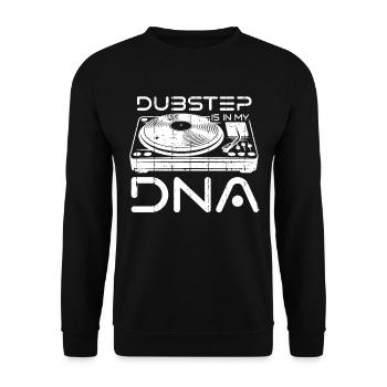 Dubstep Music - Unisex Sweatshirt - black - Front - Alina (178cm) & Michal (187cm)