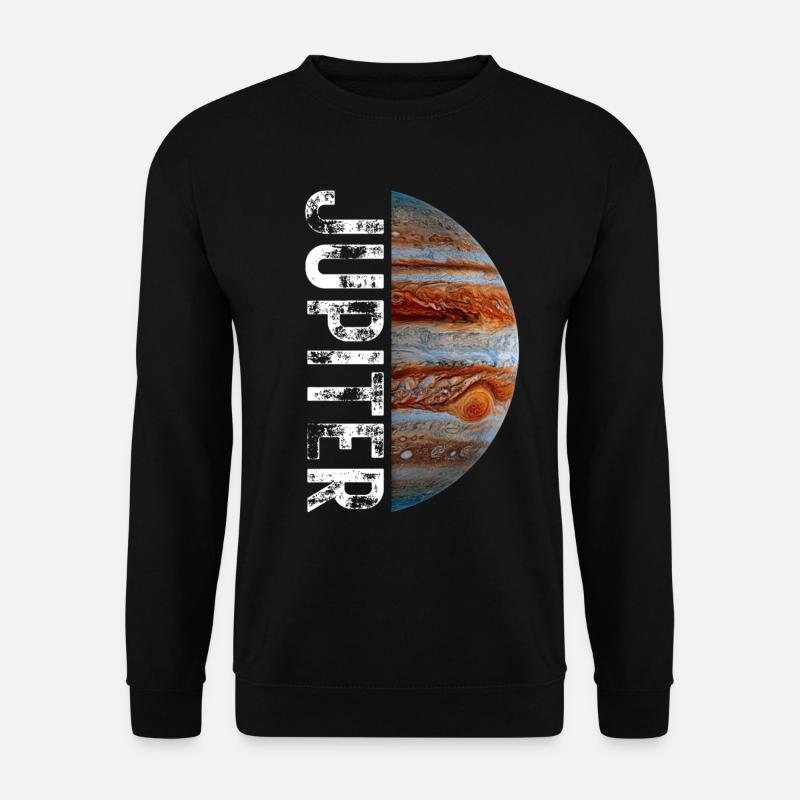 Jupiter planète système solaire - Sweat-shirt Unisexe - noir