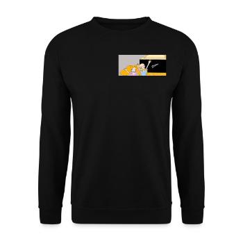 Élohim - Sweat-shirt Unisexe - noir - Devant - Alina (178cm) & Michal (187cm)