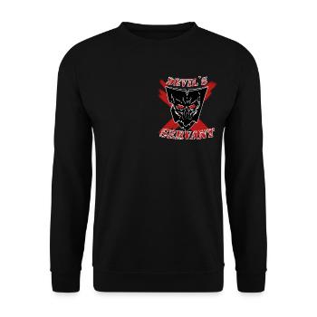 Serviteur du diable un - Sweat-shirt Unisexe - noir - Devant - Alina (178cm) & Michal (187cm)