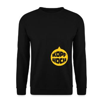 Head Up (Dirty Neck Edition) - Unisex Sweatshirt - black - Front - Alina (178cm) & Michal (187cm)