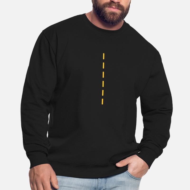 Strichellinie / dashed (1c) Unisex Sweatshirt